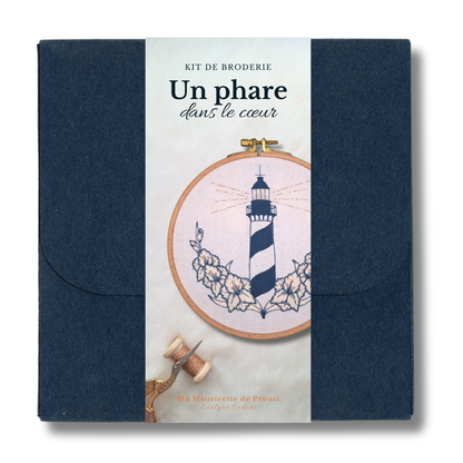 Kit de broderie - Un phare dans le coeur