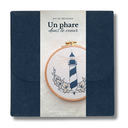 Kit de broderie - Un phare dans le coeur