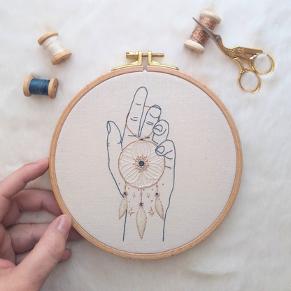 Patron de broderie - Au creux de nos rêves