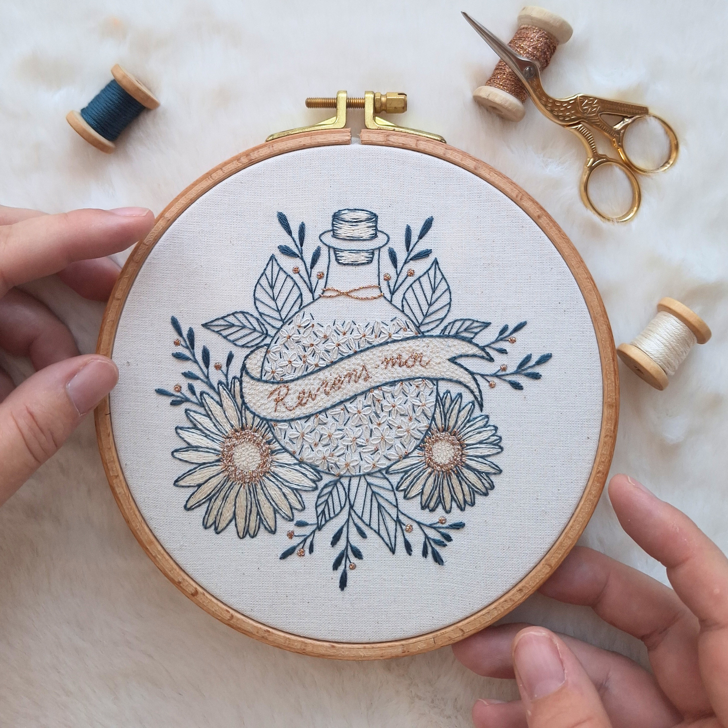 Patron de broderie - Infusion d'âme