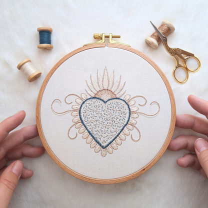 Kit de broderie - Messager du coeur