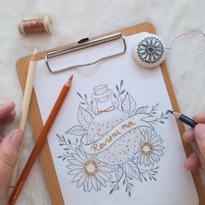 Patron de broderie - Infusion d'âme