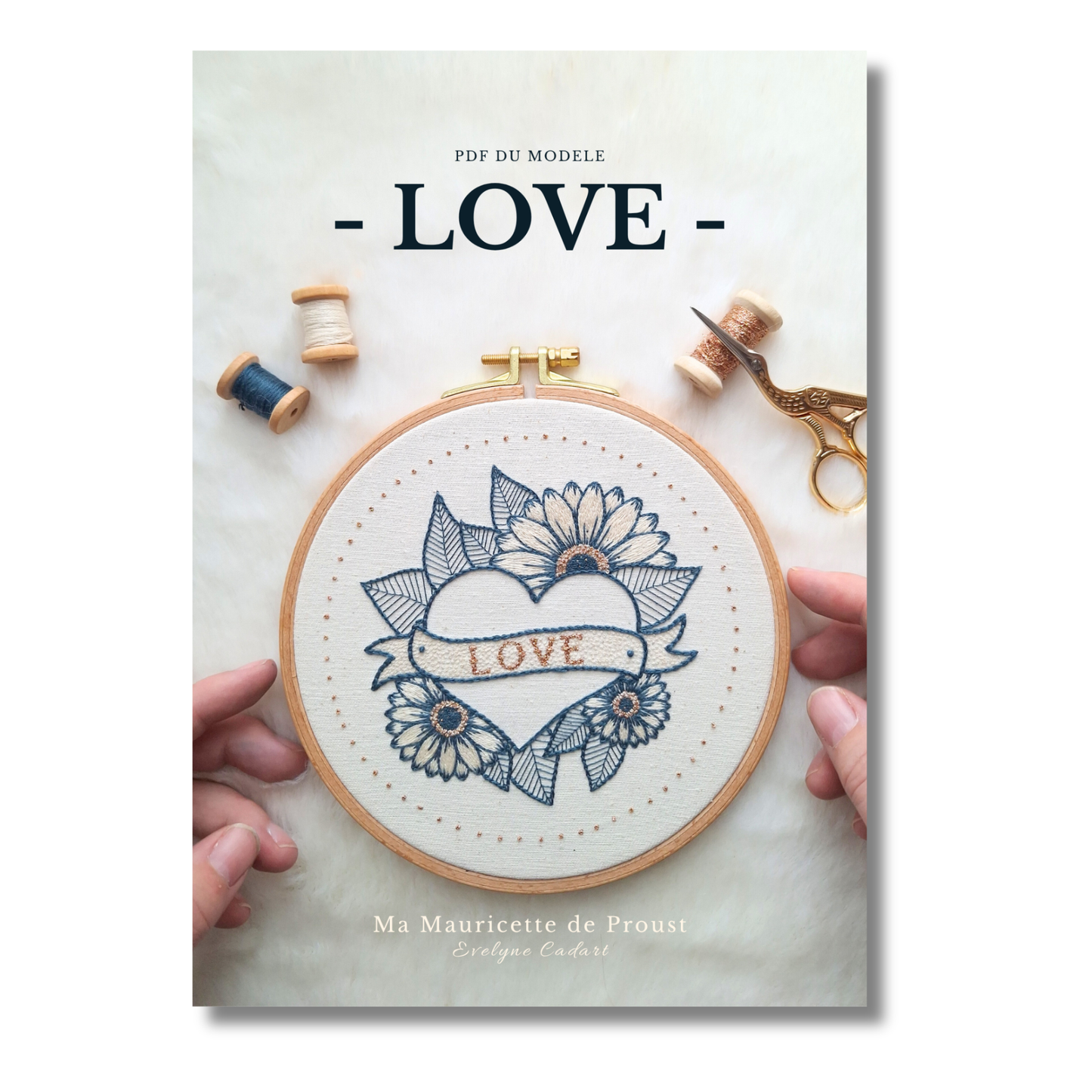 Patron de broderie - LOVE