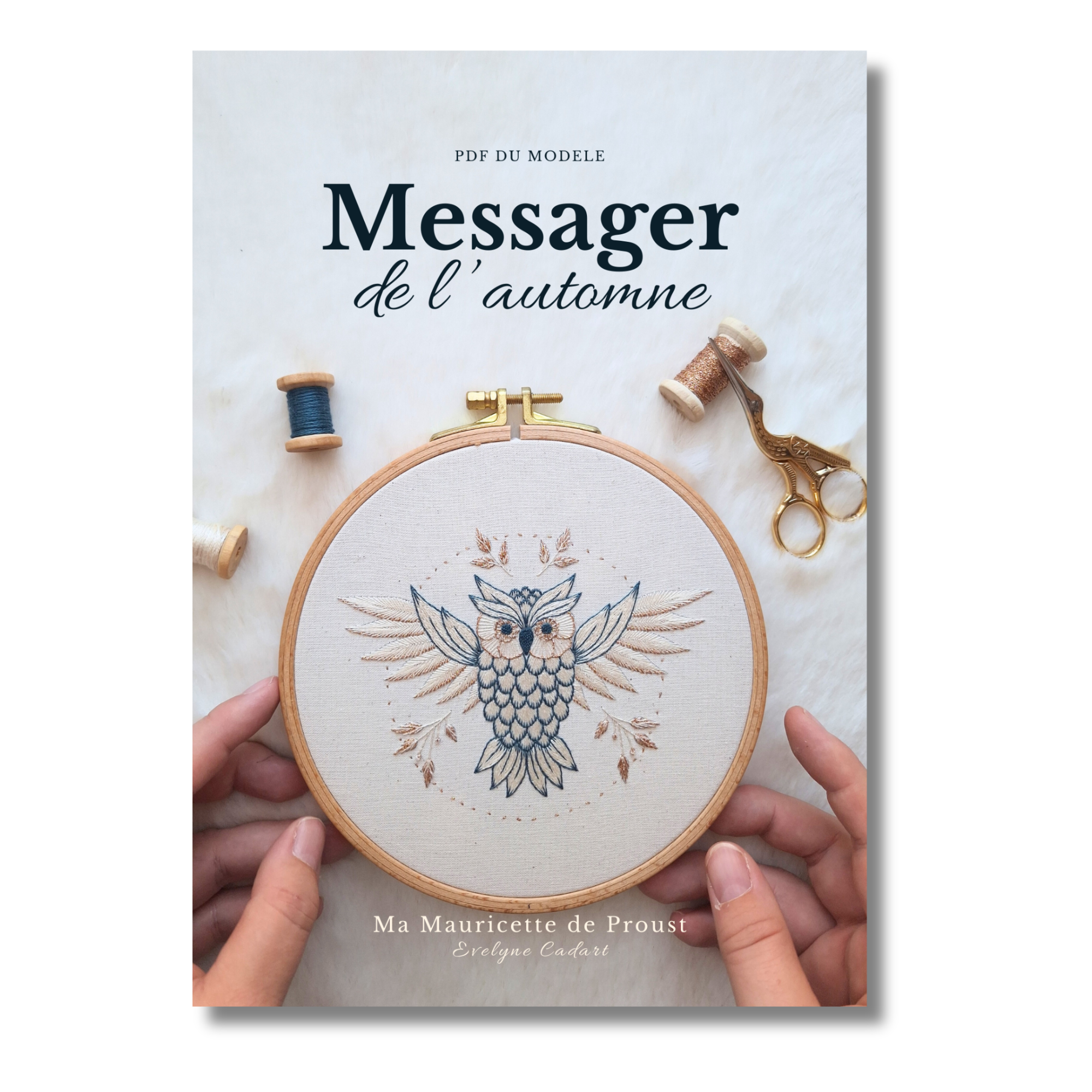 Patron de broderie - Messager de l'automne – Ma Mauricette de Proust