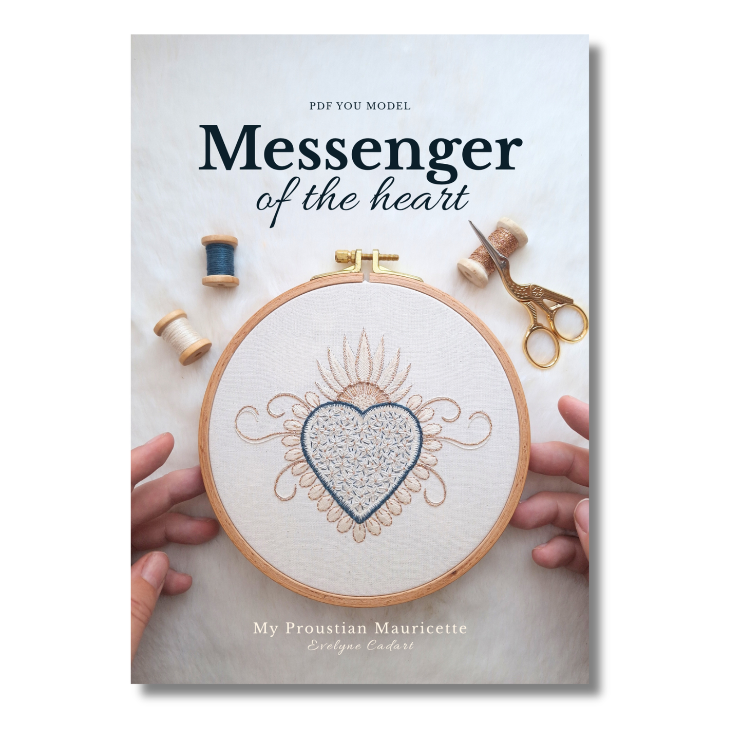 Patron de broderie - Messager du coeur