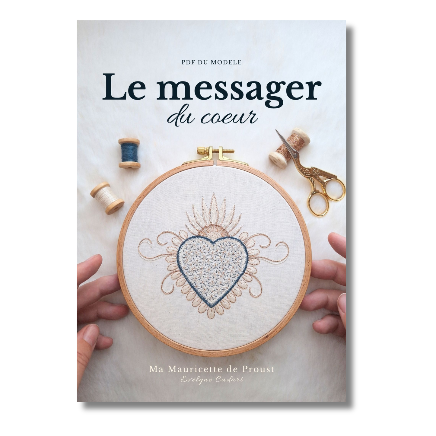Patron de broderie - Messager du coeur