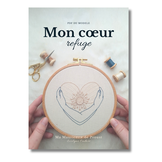 Patron de broderie - Mon cœur refuge