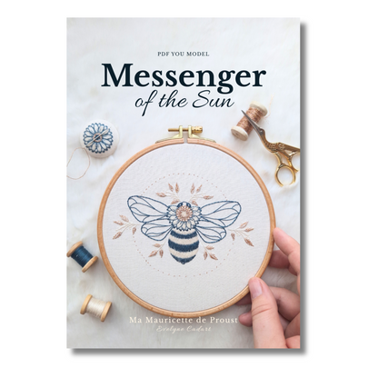 Patron de broderie - Messagère du Soleil