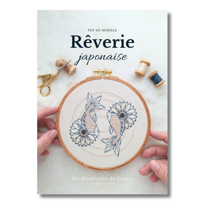 Patron de broderie - Rêverie japonaise