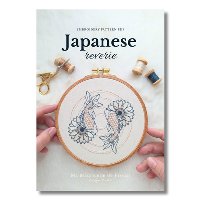 Patron de broderie - Rêverie japonaise